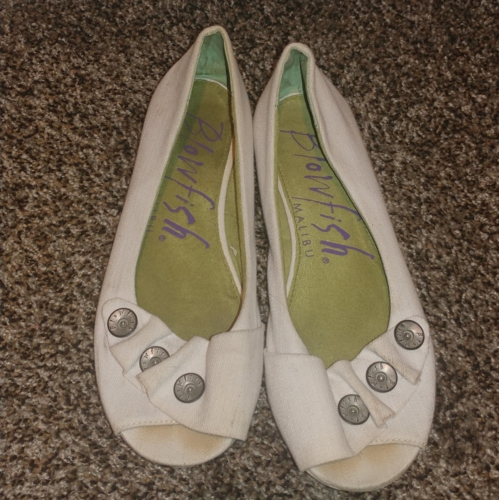 Blowfish White Flats